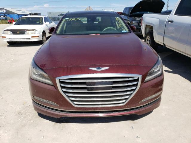 KMHGN4JE9HU171170 - 2017 GENESIS G80 BASE BURGUNDY photo 9