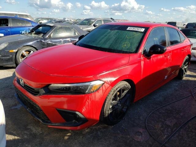 2HGFE2F56NH502011 - 2022 HONDA CIVIC SPOR 红色 照片 2