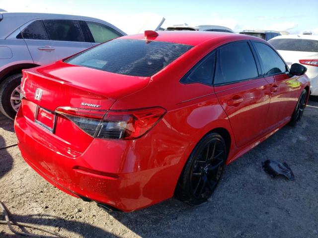 2HGFE2F56NH502011 - 2022 HONDA CIVIC SPOR 红色 照片 4