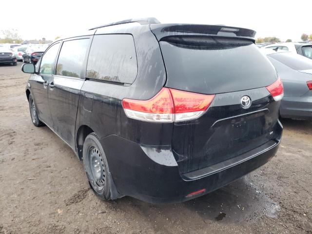 5TDKK3DC4BS072215 - 2011 TOYOTA SIENNA LE BLACK photo 3