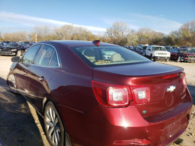 1G11F5SL4FF345800 - 2015 CHEVROLET MALIBU LTZ ბურგუნდია ფოტო 3