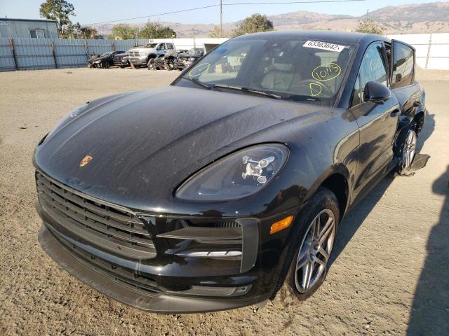 WP1AB2A5XMLB31783 - 2021 PORSCHE MACAN S BLACK photo 2