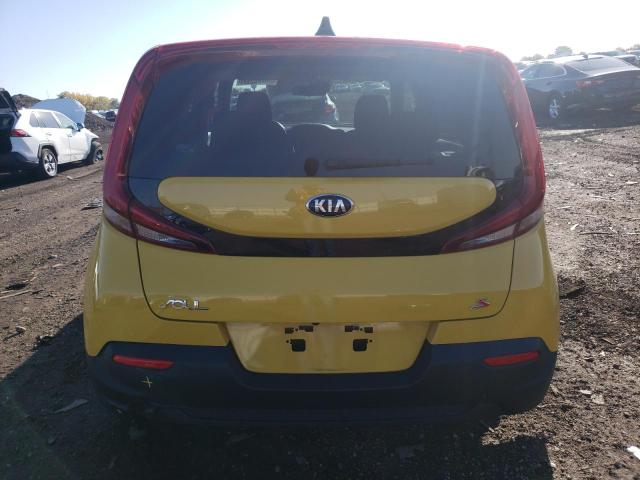 KNDJ23AU7L7081981 - 2020 KIA SOUL LX YELLOW photo 6