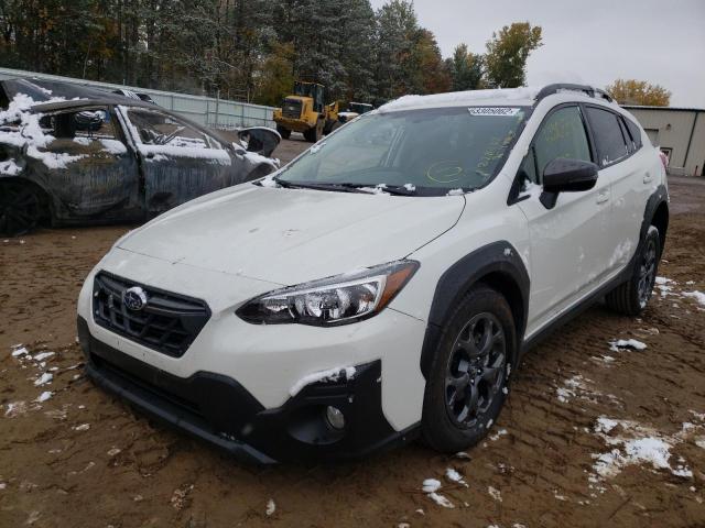 JF2GTHRC4NH252037 - 2022 SUBARU CROSSTREK WHITE photo 2