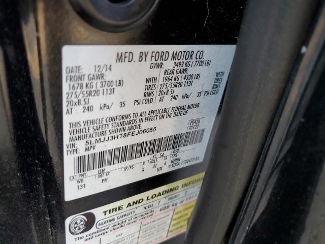 5LMJJ3HT8FEJ06055 - 2015 LINCOLN NAVIGATOR შავი ფოტო 10