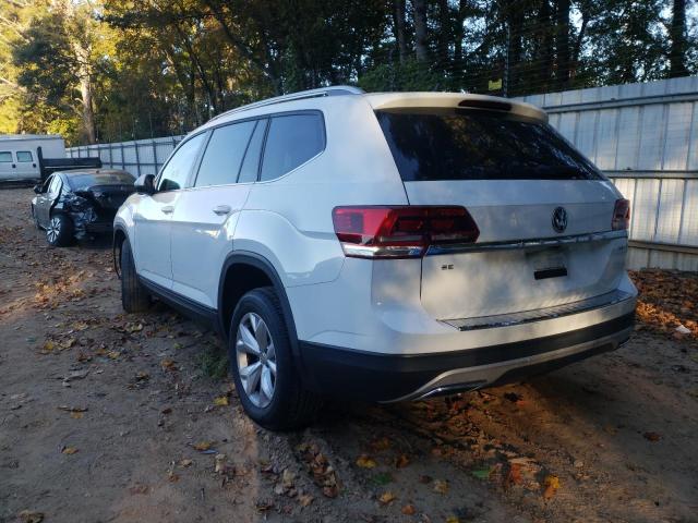 1V2CP2CA4JC596642 - 2018 VOLKSWAGEN ATLAS SE WHITE photo 3