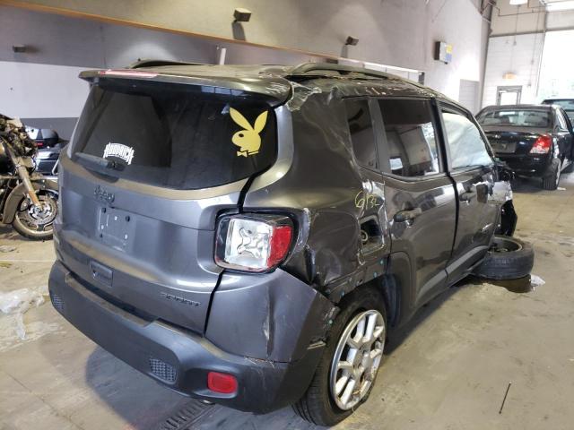 ZACNJAABXKPK17011 - 2019 JEEP RENEGADE S CHARCOAL photo 4