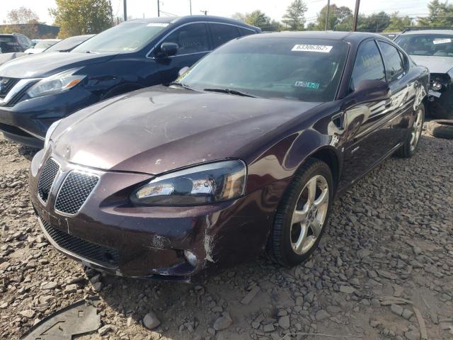2G2WC58C861147052 - 2006 PONTIAC GRAND PRIX ბურგუნდია ფოტო 2