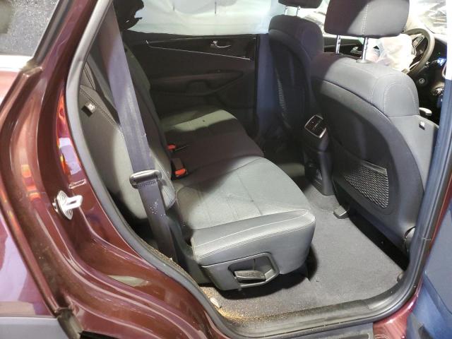 5XYPG4A36KG530125 - 2019 KIA SORENTO L BURGUNDY photo 6