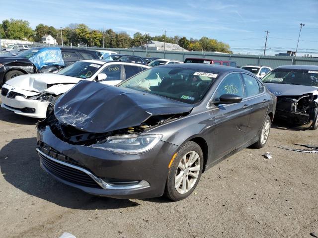 1C3CCCAB9GN129605 - 2016 CHRYSLER 200 LIMITE GRAY photo 2