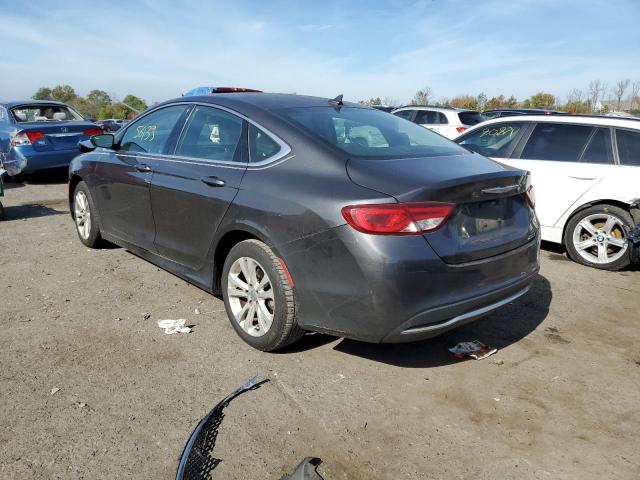 1C3CCCAB9GN129605 - 2016 CHRYSLER 200 LIMITE GRAY photo 3