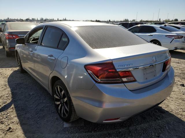 2HGFB2F98FH523200 - 2015 HONDA CIVIC EXL Gümüş foto 3