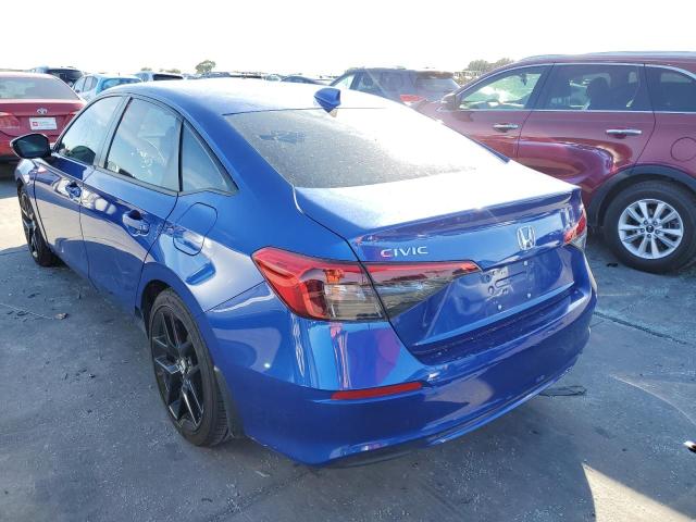 2HGFE2F51NH576050 - 2022 HONDA CIVIC SPOR 蓝色 照片 3
