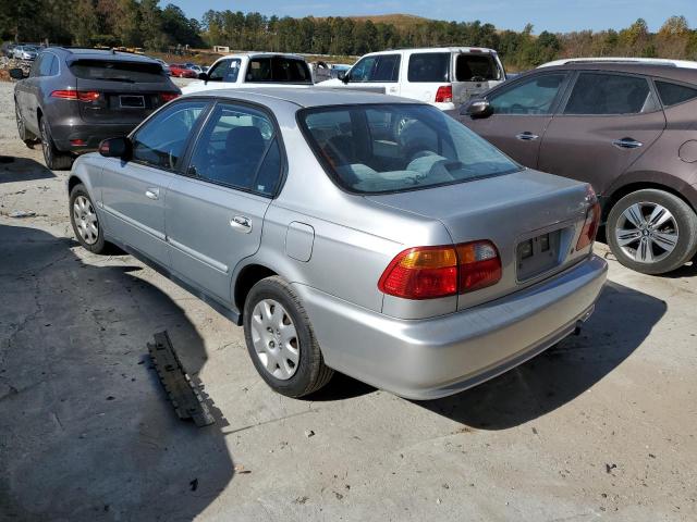 2HGEJ6619YH566074 - 2000 HONDA CIVIC BASE SILVER photo 3