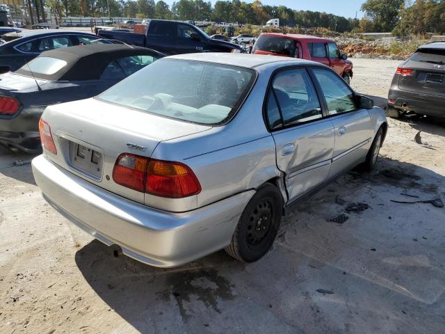2HGEJ6619YH566074 - 2000 HONDA CIVIC BASE SILVER photo 4