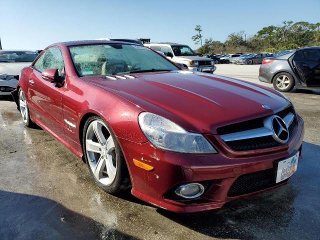 WDBSK71F39F152684 - 2009 MERCEDES-BENZ SL 550 RED photo 1