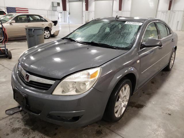 1G8ZS57N08F208785 - 2008 SATURN AURA GRAY photo 2