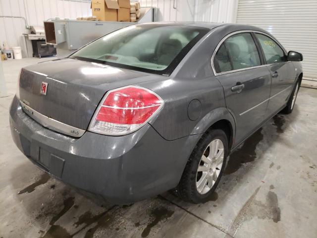 1G8ZS57N08F208785 - 2008 SATURN AURA GRAY photo 4