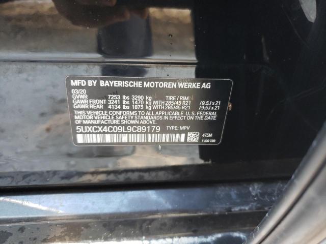 5UXCX4C09L9C89179 - 2020 BMW X7 XDRIVE5 Qara foto 10