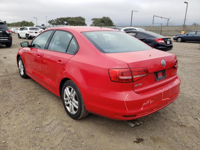 3VW2K7AJ7FM354555 - 2015 VOLKSWAGEN JETTA BASE 红色 照片 3