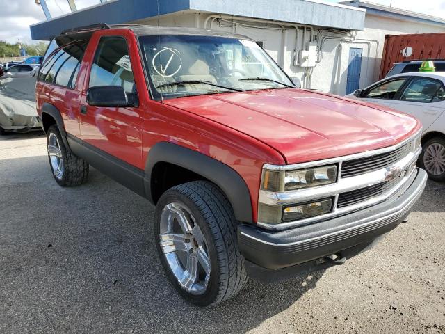 1GNEK18K9RJ345151 - 1994 CHEVROLET BLAZER K15 RED photo 10