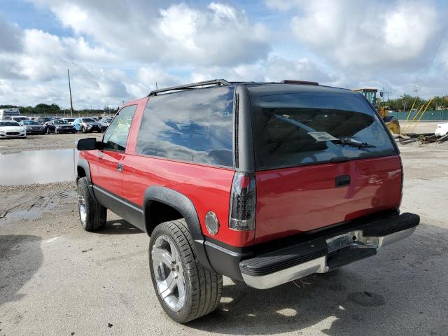 1GNEK18K9RJ345151 - 1994 CHEVROLET BLAZER K15 RED photo 3