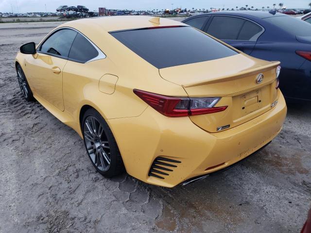 JTHHZ5BC3J5018024 - 2018 LEXUS RC 350 YELLOW photo 3