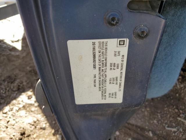 2G1WL52M9V9213081 - 1997 CHEVROLET LUMINA BAS ლურჯი ფოტო 10