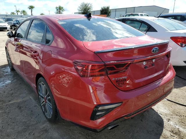 3KPF44AC1LE259753 - 2020 KIA FORTE GT RED photo 3