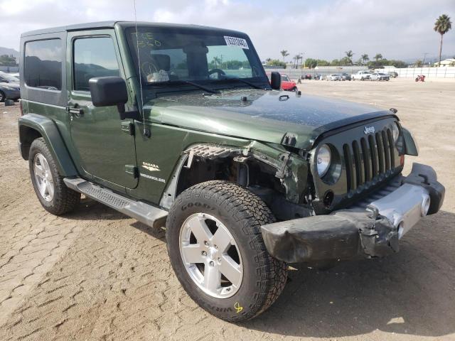 1J8FA54158L552555 - 2008 JEEP WRANGLER S 绿色 照片 1