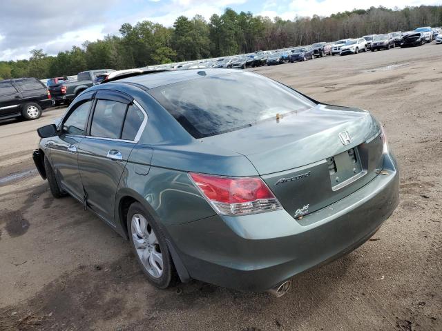 1HGCP36868A049735 - 2008 HONDA ACCORD EXL GREEN photo 3