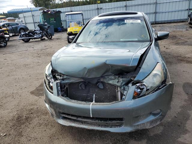 1HGCP36868A049735 - 2008 HONDA ACCORD EXL GREEN photo 9