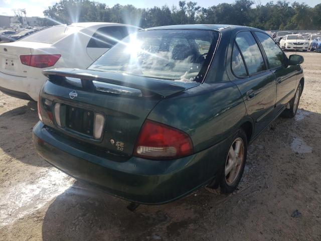 3N1BB51D8YL100611 - 2000 NISSAN SENTRA SE GREEN photo 4