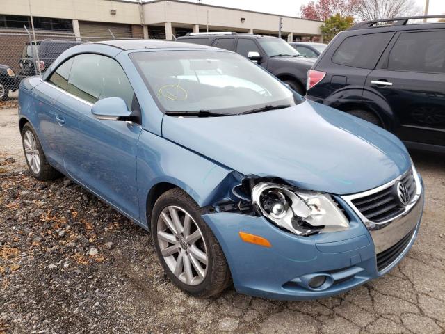 WVWBA71F08V036786 - 2008 VOLKSWAGEN EOS TURBO BLUE photo 1