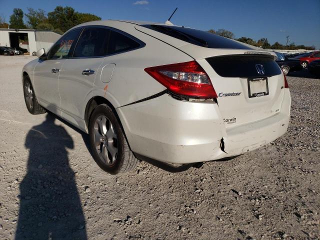 5J6TF2H58CL008741 - 2012 HONDA CROSSTOUR WHITE photo 3