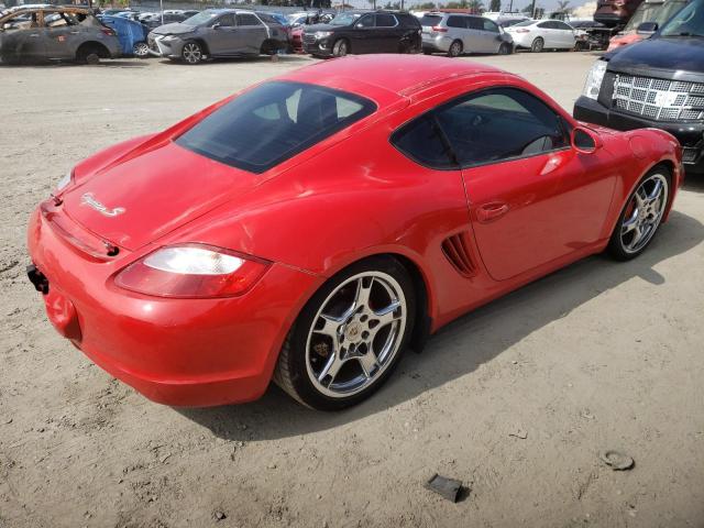 WP0AB29896U781461 - 2006 PORSCHE CAYMAN S RED photo 4