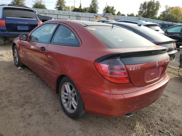 WDBRN47JX2A122228 - 2002 MERCEDES-BENZ C 230K SPO RED photo 3