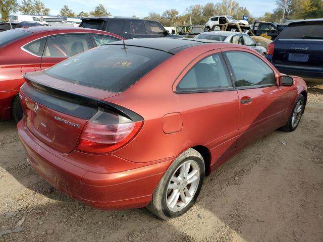 WDBRN47JX2A122228 - 2002 MERCEDES-BENZ C 230K SPO RED photo 4