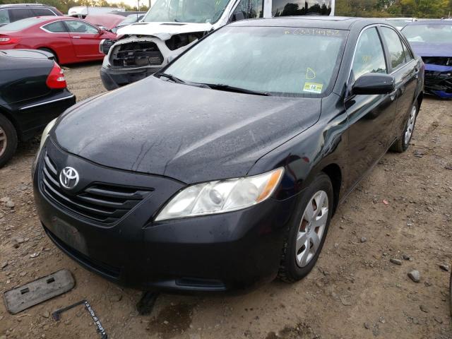 4T1BE46K28U769528 - 2008 TOYOTA CAMRY CE BLACK photo 2