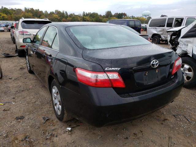 4T1BE46K28U769528 - 2008 TOYOTA CAMRY CE BLACK photo 3