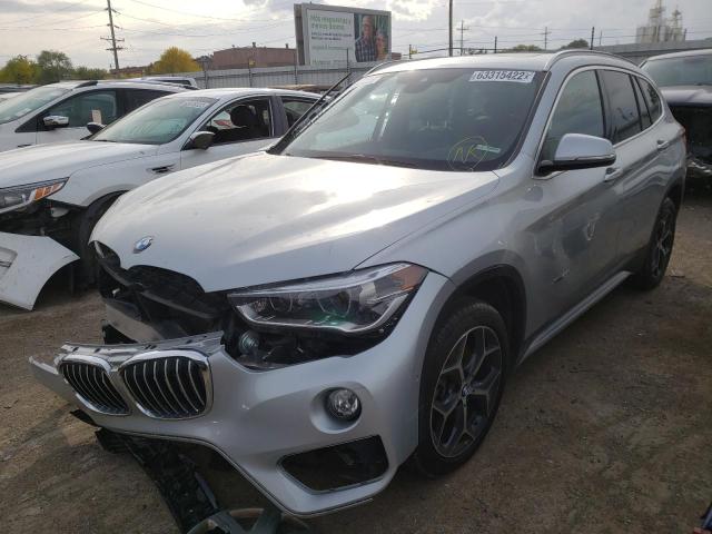 WBXHT3C32J5K28090 - 2018 BMW X1 XDRIVE2 SILVER photo 2