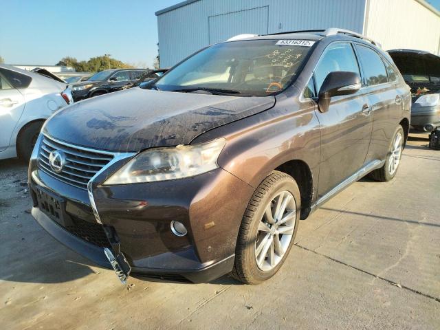 JTJBC1BA7D2444754 - 2013 LEXUS RX 450 BROWN photo 2