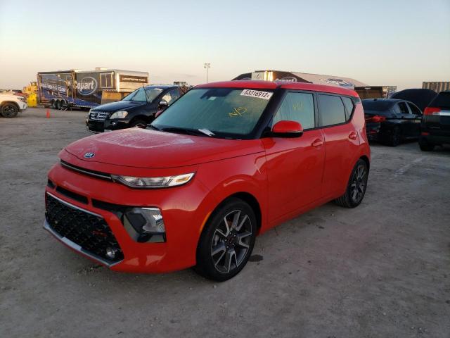 KNDJ63AUXL7012920 - 2020 KIA SOUL GT LI RED photo 2