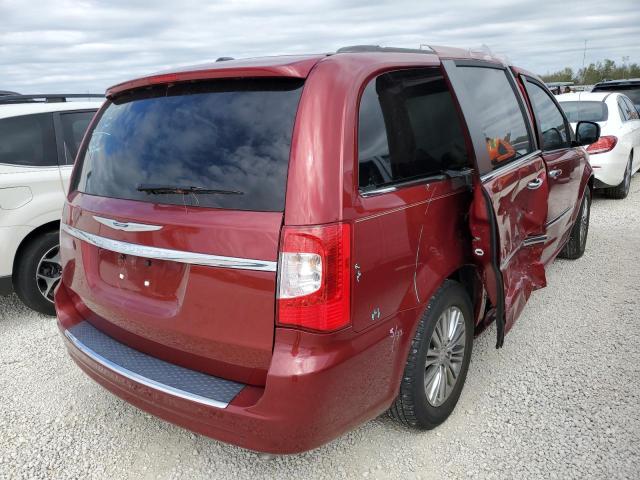 2C4RC1CG5ER372265 - 2014 CHRYSLER TOWN & COU RED photo 4