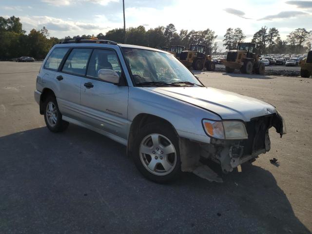 JF1SF65602H707813 - 2002 SUBARU FORESTER S SILVER photo 1
