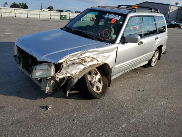 JF1SF65602H707813 - 2002 SUBARU FORESTER S SILVER photo 9