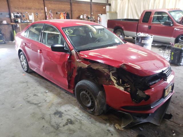 3VW2K7AJ9DM266992 - 2013 VOLKSWAGEN JETTA BASE RED photo 1
