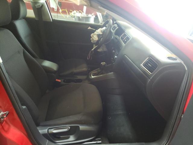 3VW2K7AJ9DM266992 - 2013 VOLKSWAGEN JETTA BASE RED photo 5