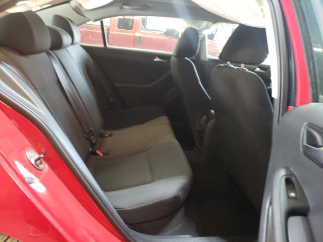 3VW2K7AJ9DM266992 - 2013 VOLKSWAGEN JETTA BASE RED photo 6