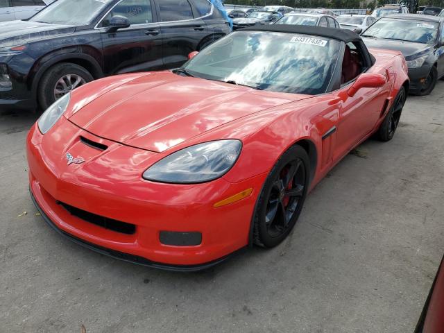 1G1YW3DW5D5104809 - 2013 CHEVROLET CORVETTE G RED photo 2